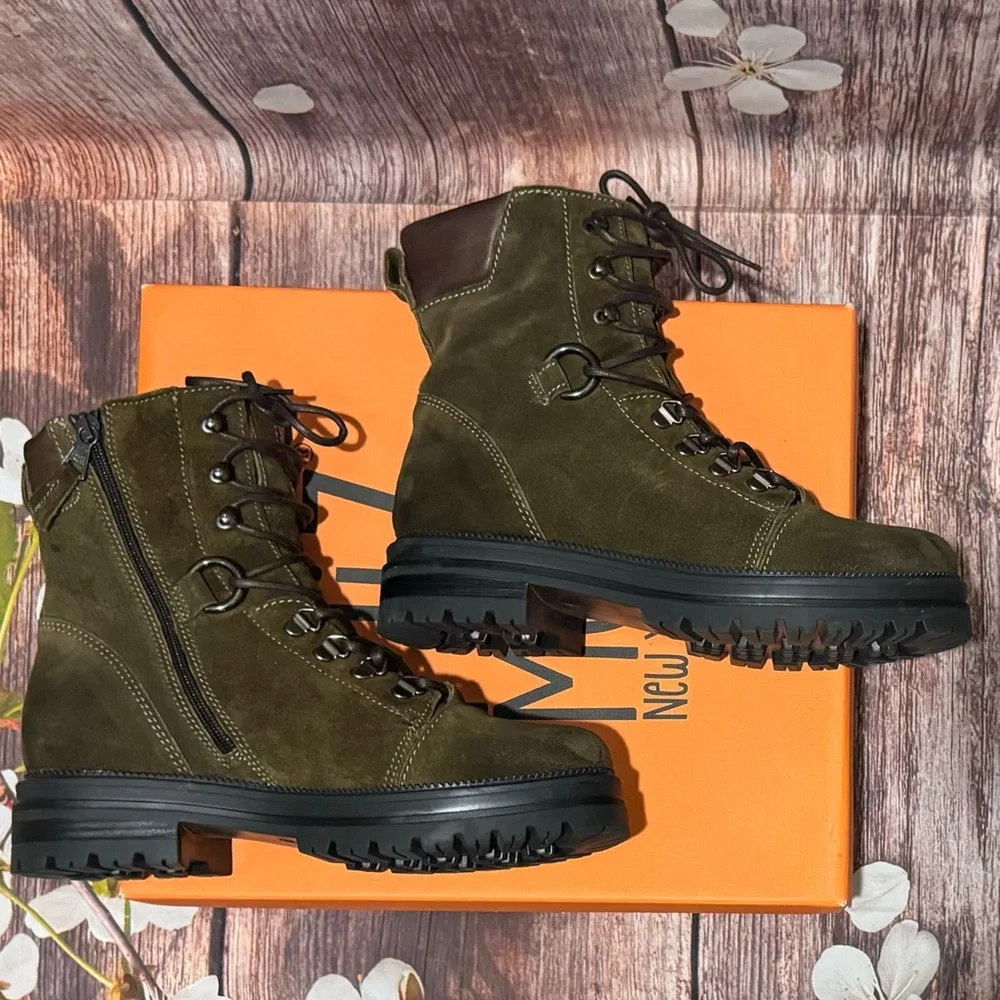 Mix Mooz Dunn Lace up Combat Boots - Picture 5 of 7